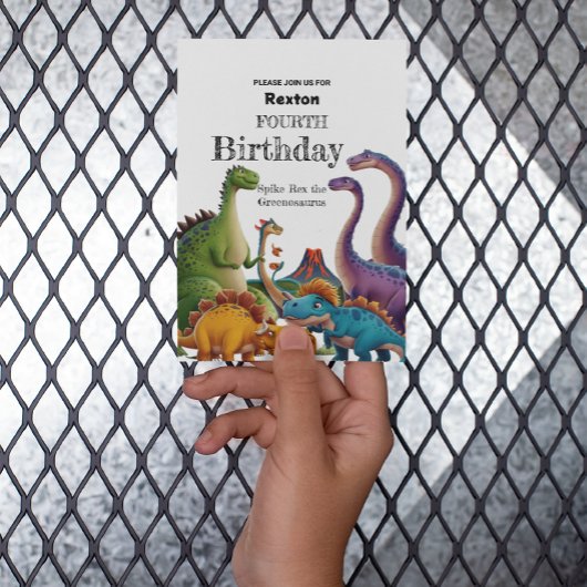 Carte Postale Cartons d'invitation pour une fête d'anniversaire