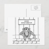 Carte Postale Cartoon Ape 1537 (Devant / Derrière)