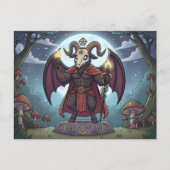 Carte Postale Cartoon Baphomet (Devant)