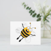Carte Postale Cartoon Bee (Debout devant)