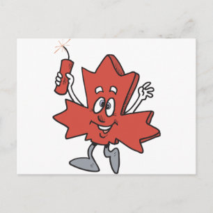 Carte Postale Cartoon Canada