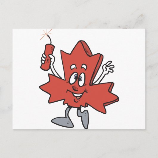 Carte Postale Cartoon Canada (Devant)