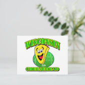 Carte Postale Cartoon CheeseHead (Debout devant)