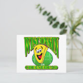 Carte Postale Cartoon CheeseHead 2 (Debout devant)