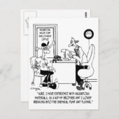 Carte Postale Cartoon chimique 8791 (Devant / Derrière)