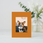 Carte Postale Cartoon Corgi (Debout devant)