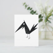 Carte Postale Cartoon Crow (Debout devant)