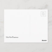 Carte Postale Cartoon de vache bébé mignon (Dos)