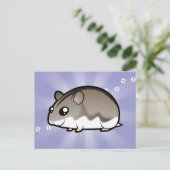 Carte Postale Cartoon Nwarf Hamster (Debout devant)
