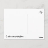 Carte Postale Cartoon Nwarf Hamster (Dos)