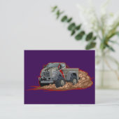 Carte Postale Cartoon truck (Debout devant)