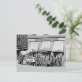 Carte Postale Carts-déjeuners de New York, 1906 (Debout devant)