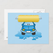 Carte Postale Carwash (Devant / Derrière)
