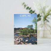 Carte Postale Cary North Carolina Downtown Park Travel (Debout devant)