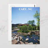 Carte Postale Cary North Carolina Downtown Park Travel (Devant / Derrière)