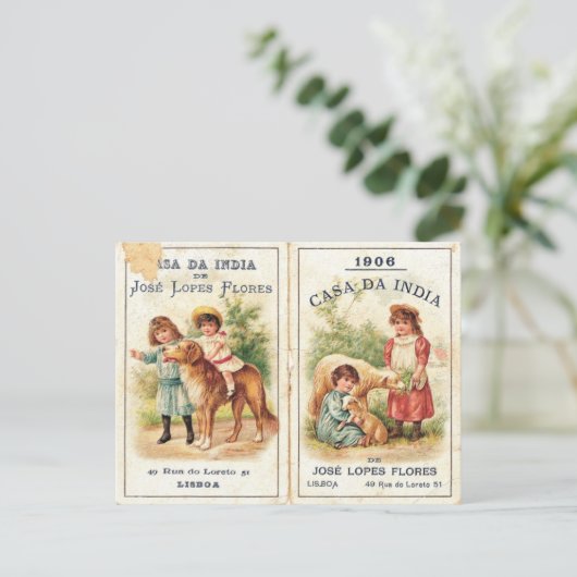 Carte Postale Casa Da Inde (Debout devant)