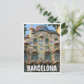 Carte Postale Casa de Barcelone Batllo Espagne Voyage (Debout devant)