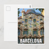 Carte Postale Casa de Barcelone Batllo Espagne Voyage (Devant / Derrière)