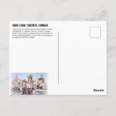 CARTE POSTALE CASA LOMA, TORONTO, CANADA (Dos)