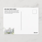 CARTE POSTALE CASA LOMA, TORONTO, CANADA (Dos)