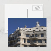 Carte Postale Casa Milà, Barcelone (Devant / Derrière)