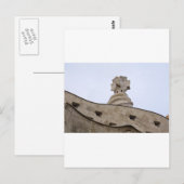Carte Postale casa mila barcelone (Devant / Derrière)