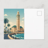 Carte Postale Casablanca Morocco Vector-Hassan 2 mosque (Dos)