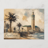 Carte Postale Casablanca Morocco Vector-Hassan 2 mosque (Devant)