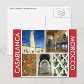 Carte Postale casablanca scènes (Devant / Derrière)