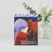 Carte Postale Casablanca Voyage Vintage (Debout devant)