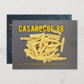 Carte Postale Casarecce 88 Recette du restaurant italien (Devant / Derrière)