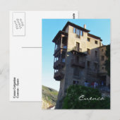 Carte postale "Casas Colgadas" Cuenca (Devant / Derrière)