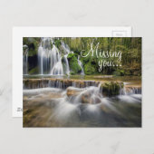 Carte postale/cascade (Devant / Derrière)