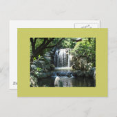 Carte Postale cascade (Devant / Derrière)