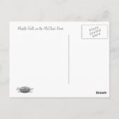 CARTE POSTALE CASCADE (Dos)