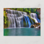 CARTE POSTALE CASCADE (Devant)