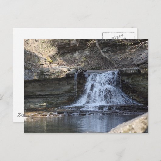 Carte Postale Cascade (Devant / Derrière)