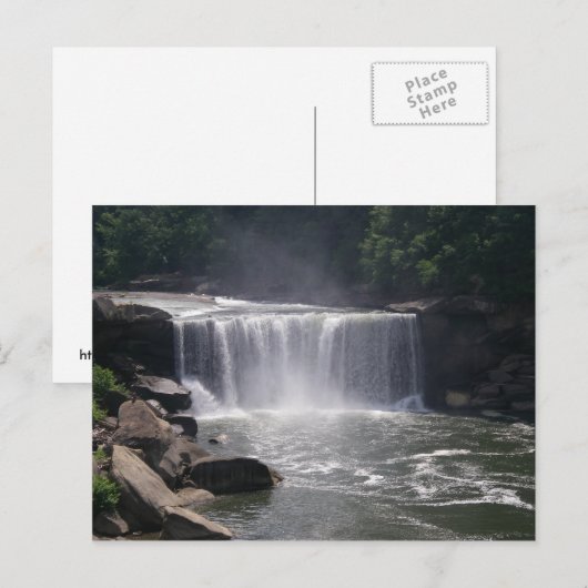 Carte Postale Cascade (Devant / Derrière)