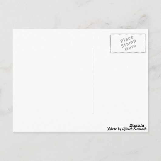 Carte postale - Cascade (Dos)