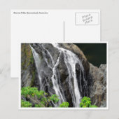 Carte Postale cascade (Devant / Derrière)