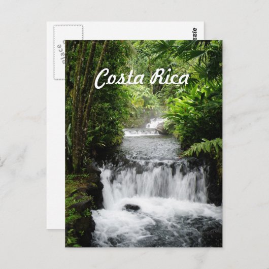 Carte Postale Cascade (Devant / Derrière)