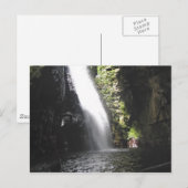 Carte Postale Cascade 2, Venezuela Jungle Paysage Art (Devant / Derrière)