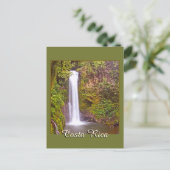 Carte Postale Cascade au Costa Rica (Debout devant)