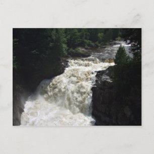 Carte Postale Cascade avec arbres et rochers
