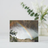 Carte Postale Cascade avec arc-en-ciel (Debout devant)