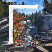 Carte Postale Cascade Blue Ridge Mounts High Falls Automne
