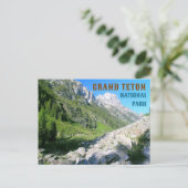 Carte Postale Cascade Canyon, Parc national de Teton, Wyoming (Debout devant)