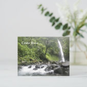 Carte Postale Cascade, Costa Rica (Debout devant)