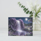 Carte Postale Cascade d'améthyste de février (Debout devant)