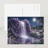 Carte Postale Cascade d'améthyste de février (Devant / Derrière)